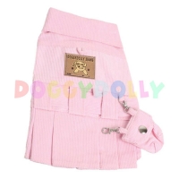 Hunde-Cordkleid rosa