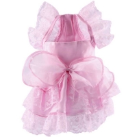 Hunde-Abendkleid Tanktop rosa