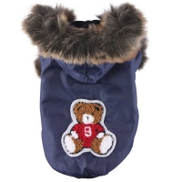 Wintermantel Eskimo blau