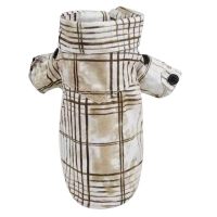 Hundeshirt - Hemd braun kariert