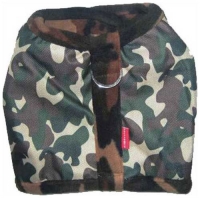 Body harness green camouflage