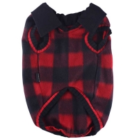 Hundesweater rot kariert
