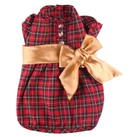 Red tartan dress lovely