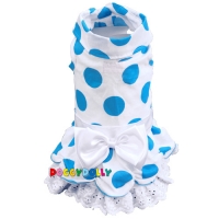 Blue dot dress