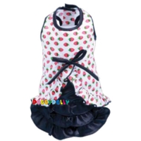 Doggydolly Hundekleid Elegance Erdbeere