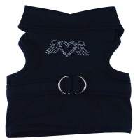 Black strech body harness