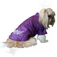 Veste matelass�e mauve 2 ailes