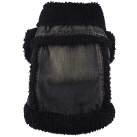 Veste en jean noir