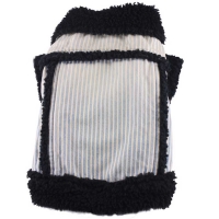 Stripe jacket (cream trim)