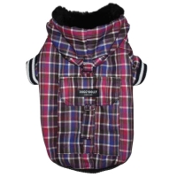 Pink plaid 2 legs
