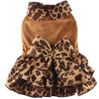 Brown fur dress
