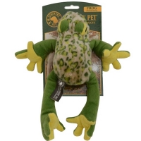 Country Pet Hundespielzeug Frosch braun, klein