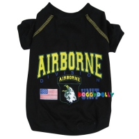 T-Shirt Airborne schwarz