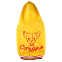 Kapuzenshirt Chihuahua gelb