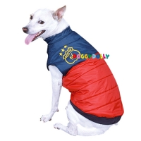 BIG DOG Winteranorak Route 66 blau-rot