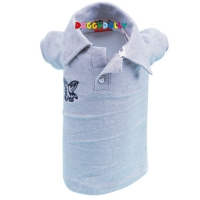Doggydolly BIG DOG Polo Shirt Adler grau