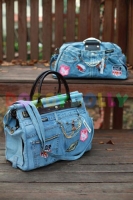 sac de transport en jean 
