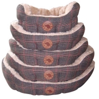 Country Pet Luxury Tweed Hundebett 50x40cm
