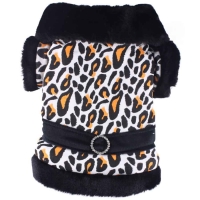 White leopard jacket
