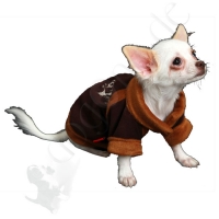 Fleecejacke Tiger braun