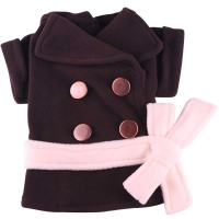 Hundemantel Fleece braun