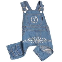 Latzhose Jeans D hellblau