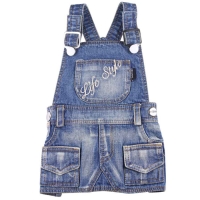 Latzrock Jeans Lifestyle hellblau