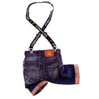 3/4 Jeans dunkelblau