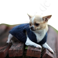 Strickpulli blau