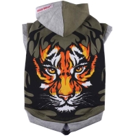 Big Dog Kapuzenshirt Tiger gr�n