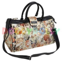 Hundetasche Handbag Flower Size 40x44x22cm