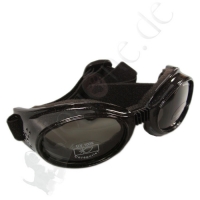 Hundesonnenbrille Freeze schwarz-metallic