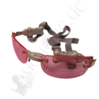Hundesonnenbrille mit Strass Sun Set pink