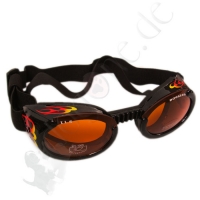 Lunettes pour chiens couleur flamme
