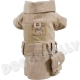 Robe beige de velours c�tel�