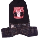 Hunde-Jeanskombi Heavy schwarz