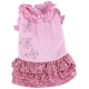Robe rose papillons