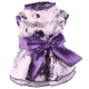 Hundekleid lila Bl�mchen