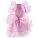 Hunde-Abendkleid Tanktop rosa