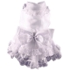 Hunde-Brautkleid R�schen creme