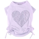 Shirt blanc avec coeur