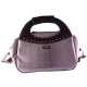 Hunde-Tragehandtasche silber