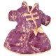 Robe chinoise violette pour chiens