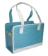 Hundetasche aus Kunstleder in BLAU