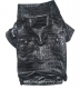 schwarze kunstkrokoleder Jacke