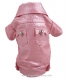 pinke kunstkrokoleder Jacke