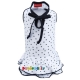 Hundekleid Sternchen wei�-schwarz