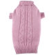 Hundepulli Strick, pink