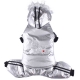 Hundemantel Glitz & Glamour silber