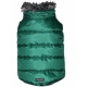 Green jacket with fur